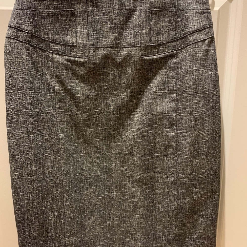 EXPRESS Gray Pencil Skirt Size 2 High Waist NWT - Picture 2 of 7